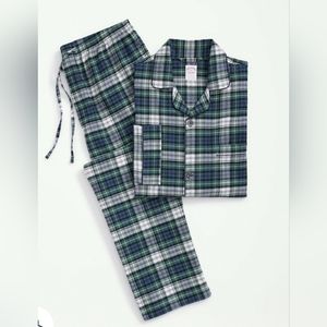 NWT Brooks Brothers XL Cotton Flannel Tartan Pajamas